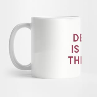 Death Is Not The End, burgundy Mug